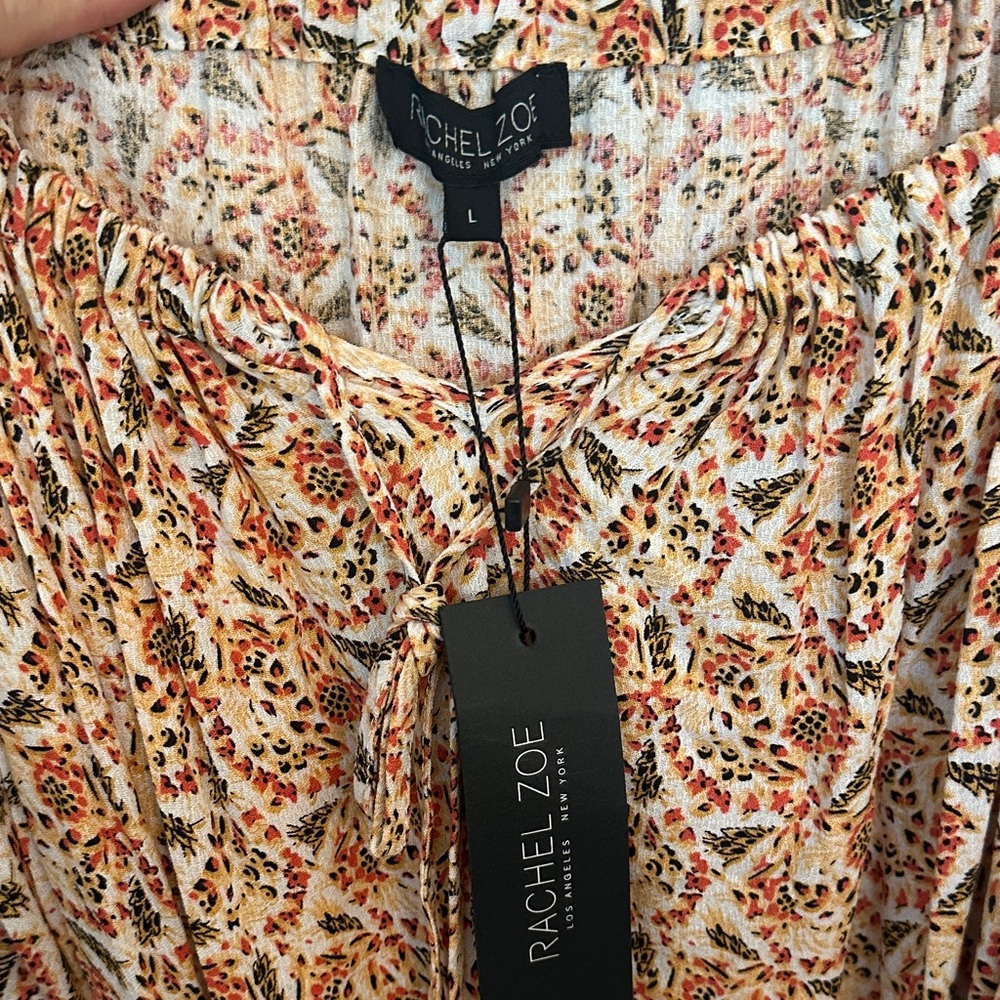 Rachel Zoe Multicolor Ruffle Mini Dress - Picture 2 of 4